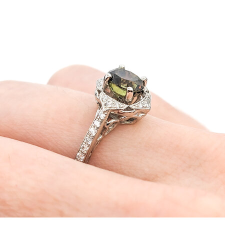 Ring  .50ctw Diamond 1.23ct GIA: 2235009437 Alexandrite Platinum Sz7 121050293