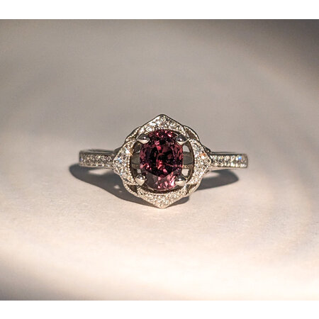 Ring  .50ctw Diamond 1.23ct GIA: 2235009437 Alexandrite Platinum Sz7 121050293