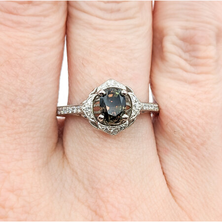 Ring  .50ctw Diamond 1.23ct GIA: 2235009437 Alexandrite Platinum Sz7 121050293