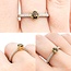Ring .12ctw Diamonds .47ct Alexandrite 18ktt Sz6.5 123120117