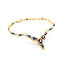 Bracelet .33ctw Round Diamonds 3.5ctw Sapphires 14ky 7.5" 223100159