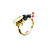 Ring MId-Century .05ctw Round Rubies 14ky sz5.5 224010763