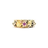  Ring Victorian .03ct Round Ruby 14ky sz5.5 224010774