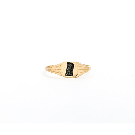 Ring Mid-Century Signet Childs 10ky sz0 224010777
