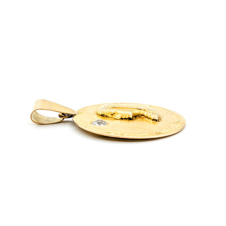 Pendant .30ct Mine Cut Egypt Pendant 18ky 224011751