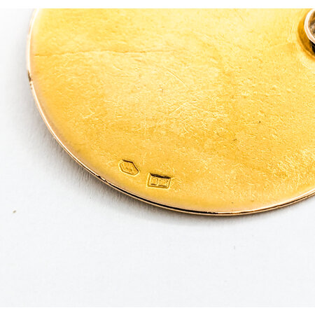 Pendant .30ct Mine Cut Egypt Pendant 18ky 224011751