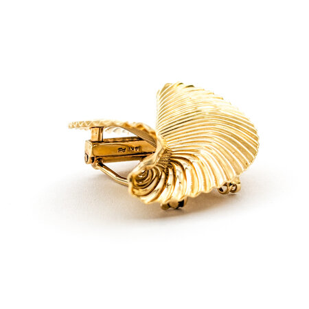 Brooch Tiffany & Co. Schuler Swirl 1.75x1.25" 14ky 224011756