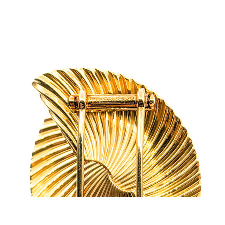 Brooch Tiffany & Co. Schuler Swirl 1.75x1.25" 14ky 224011756