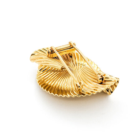 Brooch Tiffany & Co. Schuler Swirl 1.75x1.25" 14ky 224011756