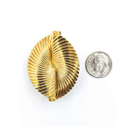 Brooch Tiffany & Co. Schuler Swirl 1.75x1.25" 14ky 224011756