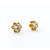 Earrings 1.25ctw Old European Cut Diamonds Buttercup 8.7mm 14ky 224014451