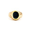 Ring Bezel Set 1ct (9x7mm) Onyx 14ky sz5.5 124010165
