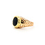 Ring Bezel Set 1ct (9x7mm) Onyx 14ky sz5.5 124010165
