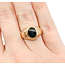 Ring Bezel Set 1ct (9x7mm) Onyx 14ky sz5.5 124010165