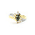 Ring .50ctw Marquise & Baguette Diamonds Diamonds .36ct Marquise Alexandrite 18ky & Plat Sz7 123120102