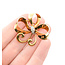 Pendant .10ctw Round Bow Pendant 1.3x1.3 18ky 224011752