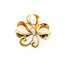 Pendant .10ctw Round Bow Pendant 1.3x1.3 18ky 224011752