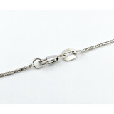  Necklace Chain Link 14kw 20" 1mm 2.42g 124012521