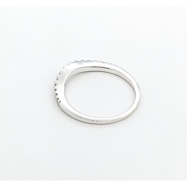 Ring Contour .22ctw Round Diamonds 14kw sz7 124010455