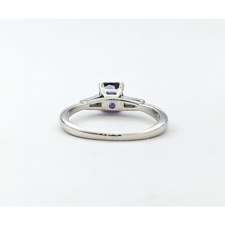Ring .08ctw Diamonds 1.13ct Purple Spinel 14kw Sz7.5 123110019