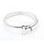 Bracelet Tiffany & Co. .06ctw Round Diamonds T Bangle Sterling 7.25" 8mm 124013900