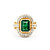 Ring 1.21ctw Round 2.36ct Emerald 14ky sz7 224010159