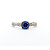 Ring .65ctw Diamonds 1.10ct Sapphire 14kw Sz7 123040052