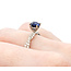 Ring .65ctw Diamonds 1.10ct Sapphire 14kw Sz7 123040052