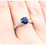 Ring .65ctw Diamonds 1.10ct Sapphire 14kw Sz7 123040052