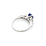 Ring .15ctw Diamond 1.52ct Sapphire Platinum Sz5.5 121030062