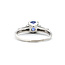 Ring .15ctw Diamond 1.52ct Sapphire Platinum Sz5.5 121030062