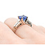 Ring .15ctw Diamond 1.52ct Sapphire Platinum Sz5.5 121030062