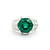 Ring 1.91ctw Round Diamonds 4.92ct Emerald 14kw sz7 224020169