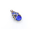 Pendant Custom .06ctw Round Diamonds 45.3ct Australian Boulder Opal .06ctw Pink Sapphire 2x1"mm 900pt " 124021250