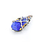 Pendant Custom .06ctw Round Diamonds 45.3ct Australian Boulder Opal .06ctw Pink Sapphire 2x1"mm 900pt " 124021250