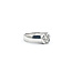 Ring Half Bezel Set, 5mm Band .40ct Round Diamond 900pt sz5.5 124020300