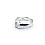 Ring Half Bezel Set, 5mm Band .40ct Round Diamond 900pt sz5.5 124020300