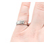 Ring Half Bezel Set, 5mm Band .40ct Round Diamond 900pt sz5.5 124020300