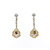 Earrings Dangle 3.64ctw Pear/Round Diamonds 45x15mm 14ktt 224024002