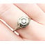 Ring Antique .20ct Round Diamond 18kw Sz7.5 222110011