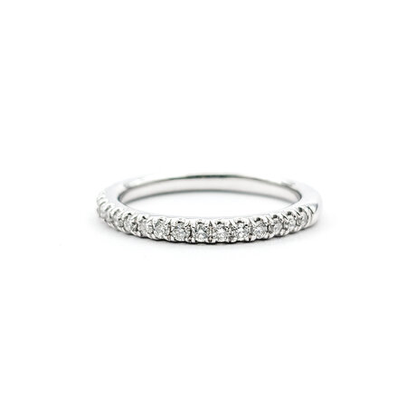 Ring Stackable .20ctw Round Diamonds 14kw sz6.75 124010454