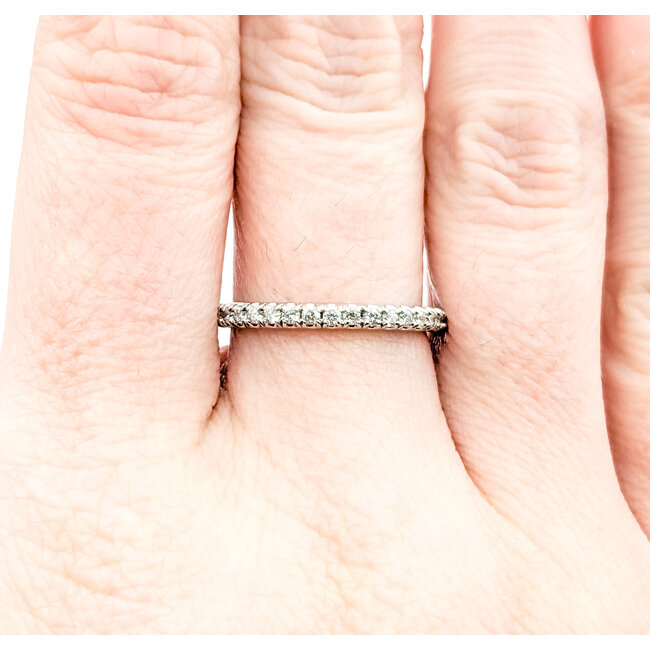 Ring Stackable .20ctw Round Diamonds 14kw sz6.75 124010454