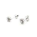  Earrings .16ctw Round Diamonds Cocktail 6.5mm 14kw 224024001