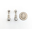 Earrings Dangle 1.00ctw Round Diamonds Mid Century 25x7mm 14ktt 224024454