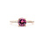 Ring .40ctw Diamonds .85ct Raspberry Garnet 14kr Sz6 123110029