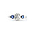 Ring Vintage .64ct Oval Diamonds .30ctw Sapphire 950pt sz7.25 124020154