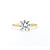Ring Solitaire GIA VS1, I 1.37ct Round Diamond 14ky sz7 224020301