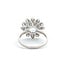 Ring 2.40ct Round Aquamarine .60ctw Sapphire 10kw Sz9 221110094