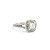 Ring Split Shank .62ct Cushion Diamond .38ctw Diamonds 14kw sz5.5 224020303