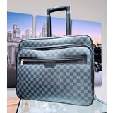  Handbag Louis Vuitton Pilot Case Graphite Damier 124015021